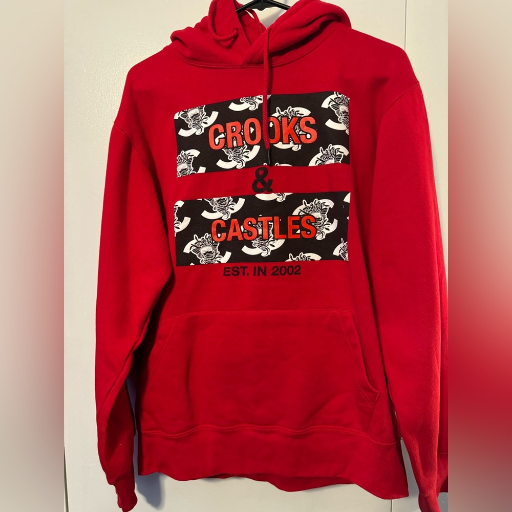 Crooks&Castles Red Hoodie - Large